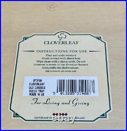 Rare Cloverleaf Royal Albert Old Country Roses Wood Luncheon Dinner Serving Tray Rare Cloverleaf Royal Albert Old Country Roses Wood Luncheon Dinner Serving Tray
