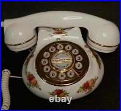 Rare Old Country Roses Royal Albert Telephone! Rare Model