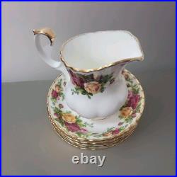 Rare Pattern Vintage Royal Albert Old Country Roses China Tea Set 11pcs Ltd 1962