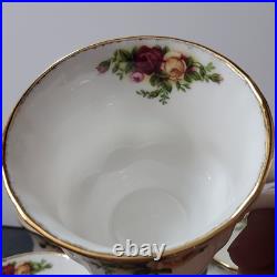 Rare Pattern Vintage Royal Albert Old Country Roses China Tea Set 11pcs Ltd 1962