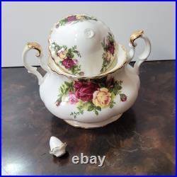 Rare Pattern Vintage Royal Albert Old Country Roses China Tea Set 11pcs Ltd 1962