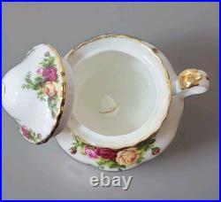 Rare Pattern Vintage Royal Albert Old Country Roses China Tea Set 11pcs Ltd 1962