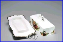 Rare ROYAL ALBERT Old Country Roses Butter Dish 1st Quality Excellent Cond Rare ROYAL ALBERT Old Country Roses Butter Dish 1st Quality Excellent Cond