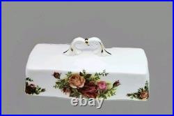Rare ROYAL ALBERT Old Country Roses Butter Dish 1st Quality Excellent Cond Rare ROYAL ALBERT Old Country Roses Butter Dish 1st Quality Excellent Cond
