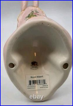 Rare Royal Albert Old Country Rose Butterfly Princess Figurine 9 In Tall Boxed