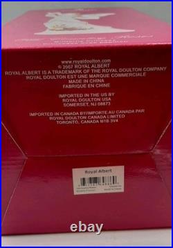 Rare Royal Albert Old Country Rose Butterfly Princess Figurine 9 In Tall Boxed