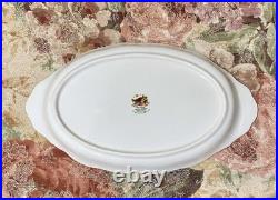 Rare Royal Albert Old Country Roses Chintz Tea Cups & Ocr Regal Tray Platter Set