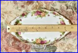 Rare Royal Albert Old Country Roses Chintz Tea Cups & Ocr Regal Tray Platter Set