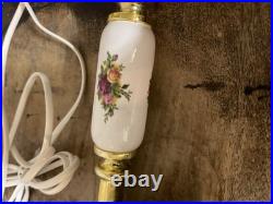 Rare Royal Albert Old Country Roses Corded Telephone Vintage Floral Gold TT-870