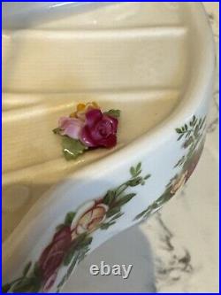 Rare Royal Albert Old Country Roses Grand Piano Music Box