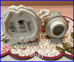 Rare Royal Albert Old Country Roses Mini Miniature Earthenware Morning Tea Pot