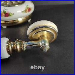 Rare Royal Albert Old Country Roses Push Button Phone -Sold AS-IS