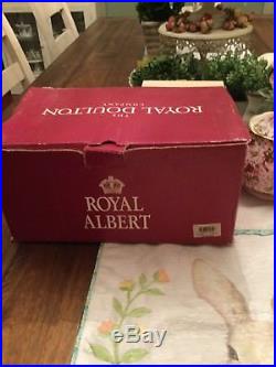 Rare. Royal Albert Old Country Roses Ruby Celebration Pink Chintz Tea set