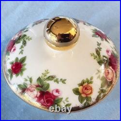 Rare Royal Albert Old Country Roses Teapot (Classic III) WithFree Porcelain Spoon