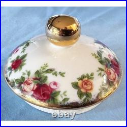 Rare Royal Albert Old Country Roses Teapot (Classic III) WithFree Porcelain Spoon