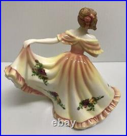 Rare Royal Doulton Old Country Roses Pretty Ladies Figurine Charlotte Hn4949