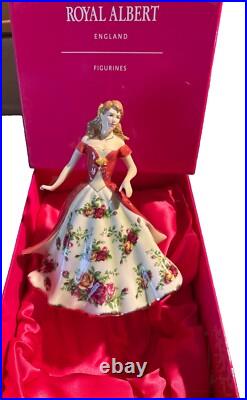 Rare Royal Doulton Royal Albert Old Country Roses Pretty Ladies Figurine Ra 11