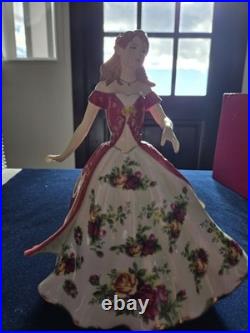 Rare Royal Doulton Royal Albert Old County Rose Pretty Lady