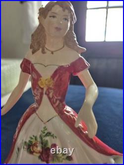 Rare Royal Doulton Royal Albert Old County Rose Pretty Lady