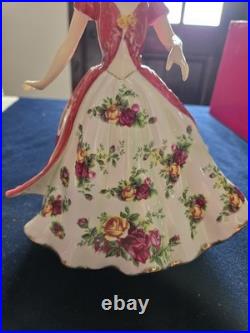 Rare Royal Doulton Royal Albert Old County Rose Pretty Lady