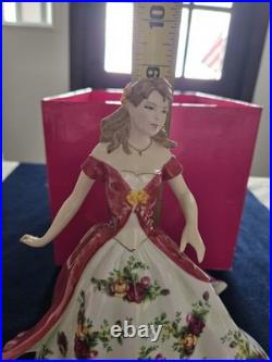 Rare Royal Doulton Royal Albert Old County Rose Pretty Lady