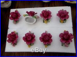 Rare Vintage 46 Pieces Royal Albert Old Country Roses England Plates Cups Rare Vintage 46 Pieces Royal Albert Old Country Roses England Plates Cups