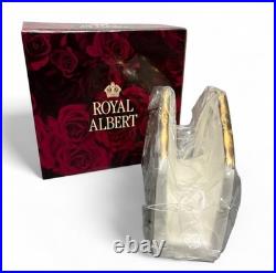 Rare Vintage Royal Albert Old Country Roses OCR Napkin Holder Bone China 1962