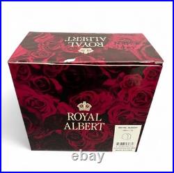 Rare Vintage Royal Albert Old Country Roses OCR Napkin Holder Bone China 1962