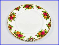 Reduced 8 Excellent Royal Albert 1962 Old Country Roses Dinner Plates 10 1/2