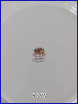 Royal Alber Old Country Roses Dinner Plates 10-3/8 England Set of 6