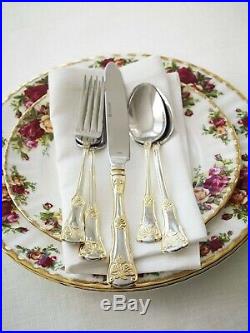 Royal AlbertOld Country Roses 20 piece gold flatware sets
