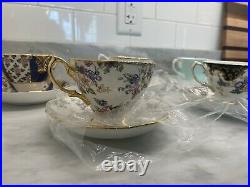 Royal Albert 100 Years of Royal Albert 1900-1940 5-Piece Teacup & Saucer Set