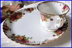 Royal Albert #104 Old Country Rose Snack Set Cup