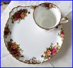 Royal Albert #109 Old Country Rose Snack Set Cup