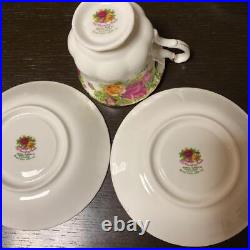 Royal Albert #127 Old Country Rose Cup Saucers Platter