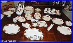 Royal Albert 12 pc Place Setting of 78 Pieces Old Country Roses Dinnerware Royal Albert 12 pc Place Setting of 78 Pieces Old Country Roses Dinnerware