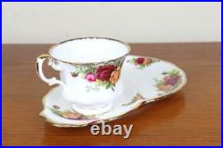 Royal Albert #137 Old Country Rose Snack Set Cup Tray