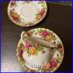 Royal Albert #143 Old Country Rose Cup Saucers Platter