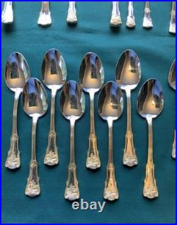 Royal Albert 18/10 Stainless Steel With Gold Accent Flatware Set Of 59 Pieces