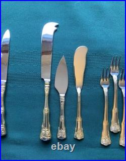 Royal Albert 18/10 Stainless Steel With Gold Accent Flatware Set Of 59 Pieces