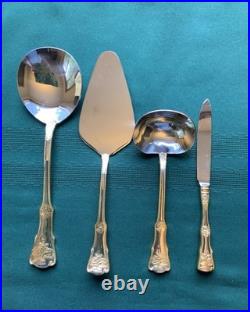 Royal Albert 18/10 Stainless Steel With Gold Accent Flatware Set Of 59 Pieces
