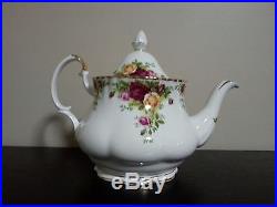 Royal Albert 1962 England Bone China Old Country Roses 7pc Tea Set 22K Gold Trim