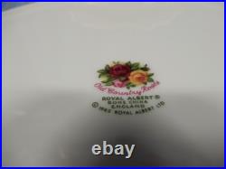 Royal Albert 1962 Old Country Roses 22k trim Dinner Plates 10.5 in. Lot 8 pcs