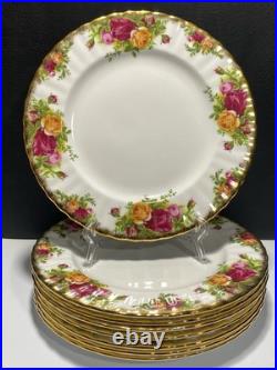 Royal Albert 1962 Old Country Roses Salad Plates 8.25in. Lot of 8 Royal Albert 1962 Old Country Roses Salad Plates 8.25in. Lot of 8