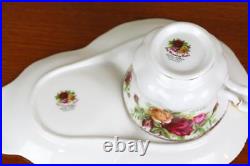 Royal Albert #253 Old Country Rose Snack Set Cup Tray