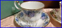 Royal Albert #29 Old Country Rose Blue Cup Saucer