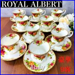 Royal Albert #40 Old Country Rose set Set Cup Saucer