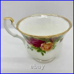 Royal Albert #49 Old Country Rose Tea Set Cup Saucer Cake Plate Trio Flower