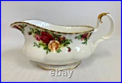 Royal Albert 5 PC Old Country Roses 1962 Gravy Boat Vegetable Bowl Salt Pepper