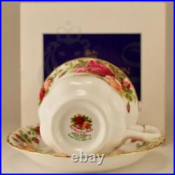 Royal Albert #6 Ceramic United Kingdom Cup Saucer Old Country Rose Roses